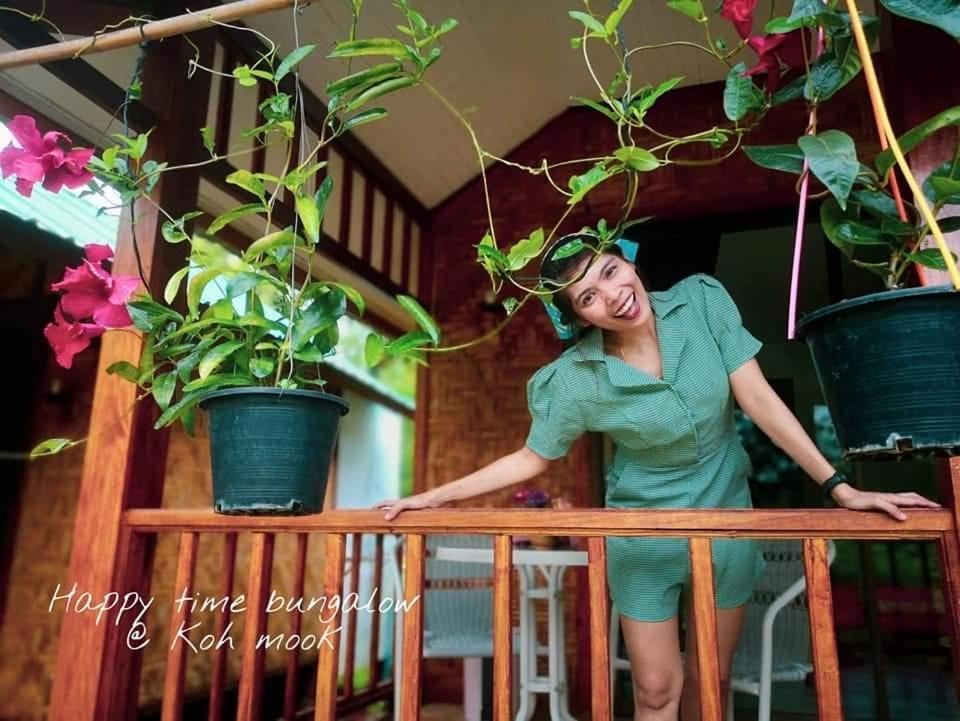 Kohmook Happy Time Bungalow Ko Mook Εξωτερικό φωτογραφία